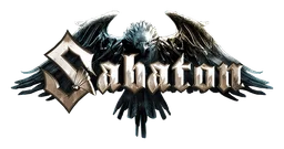 Sabaton logo, monochrome version, on a transparent background