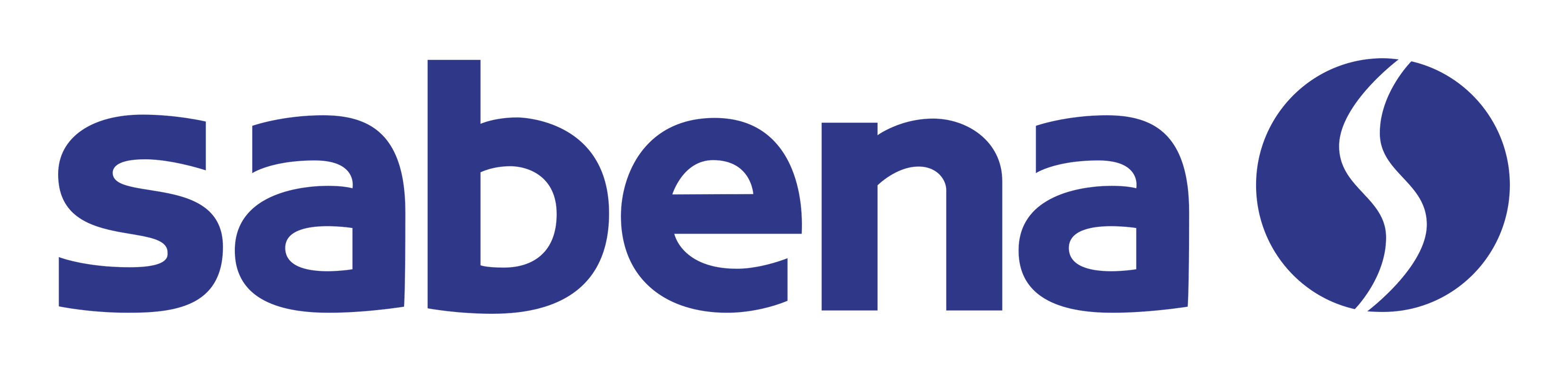 Sabena logo on a transparent background