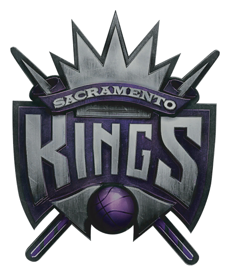 Sacramento Kings logo, black icon version, on a transparent background