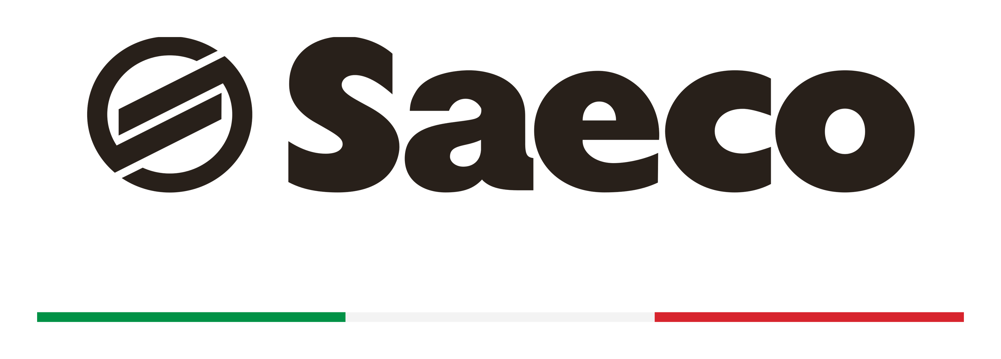 Saeco logo on a transparent background
