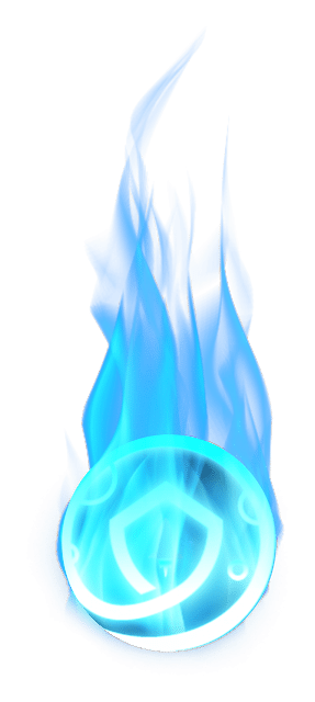 Safemoon logo, horizontal version, on a transparent background