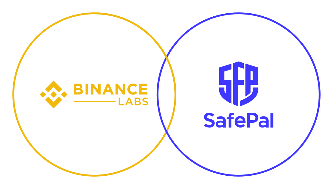Safepal logo on a transparent background