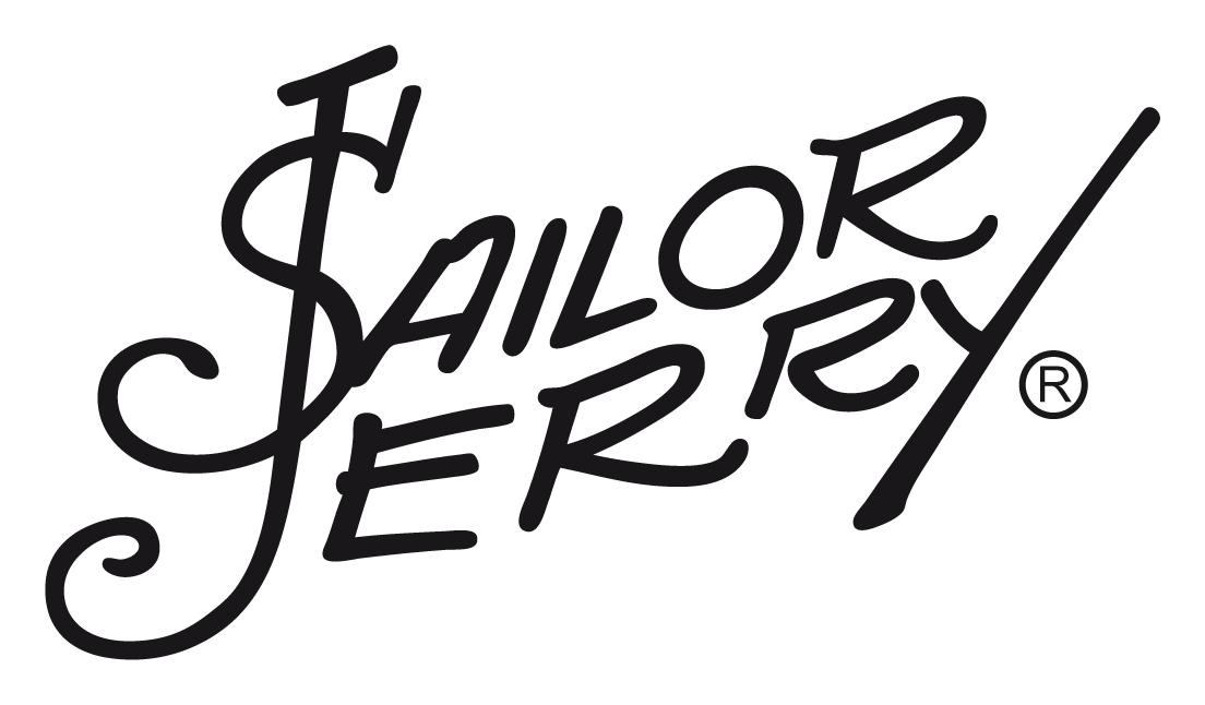 Sailor Jerry logo on a transparent background