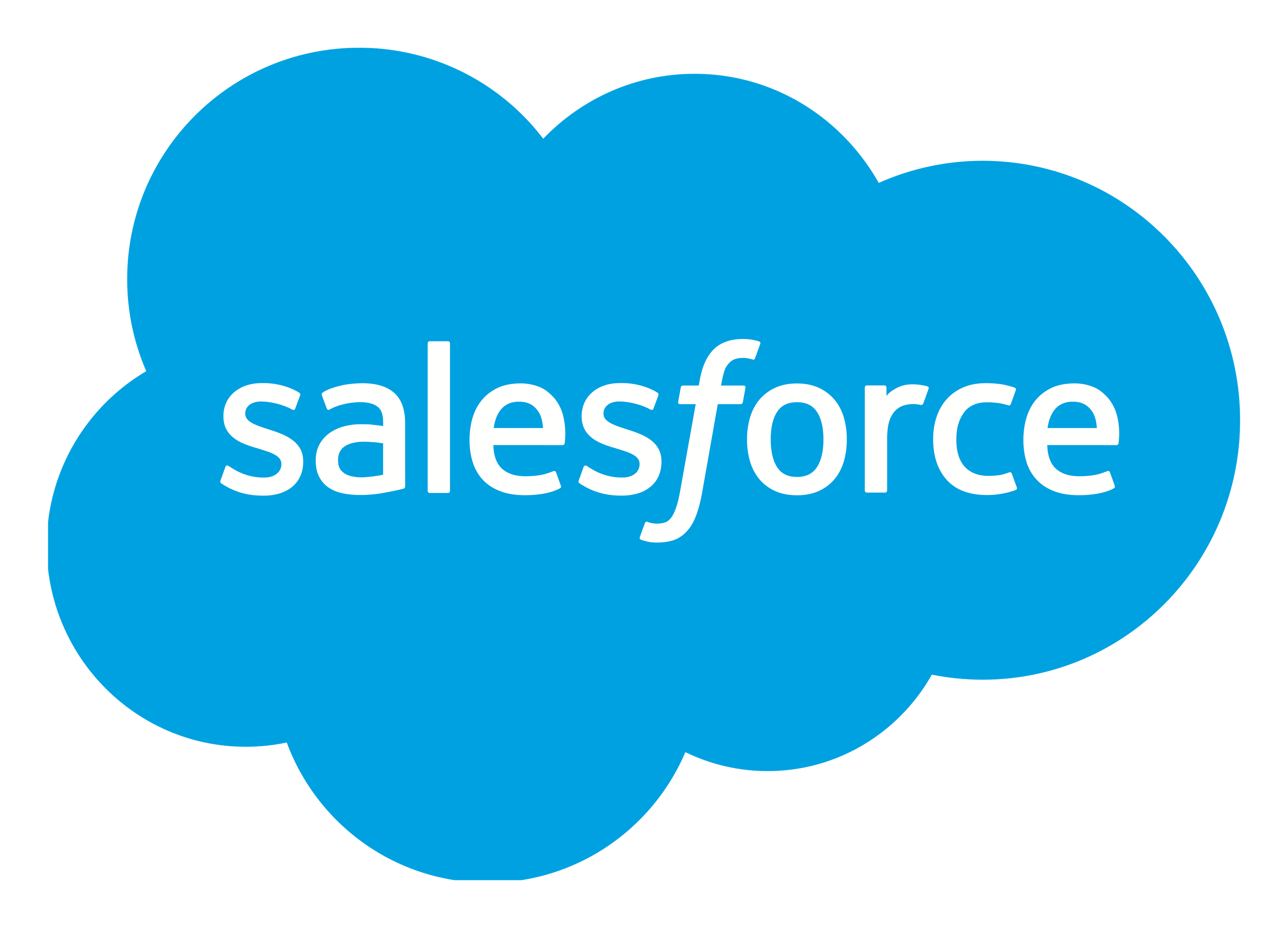 Salesforce logo on a transparent background