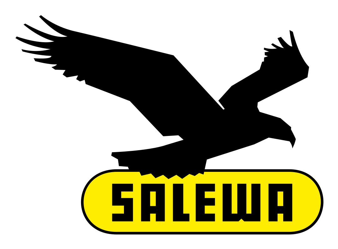 Salewa logo on a transparent background