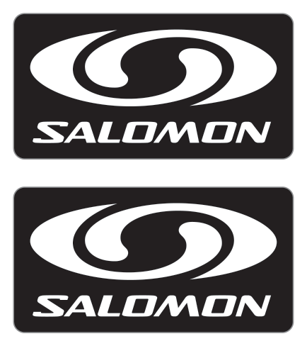 Salomon logo, monochrome icon version, on a transparent background