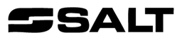Salt logo, black wordmark version, on a transparent background