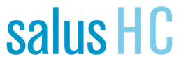 Salus logo, wordmark version, on a transparent background