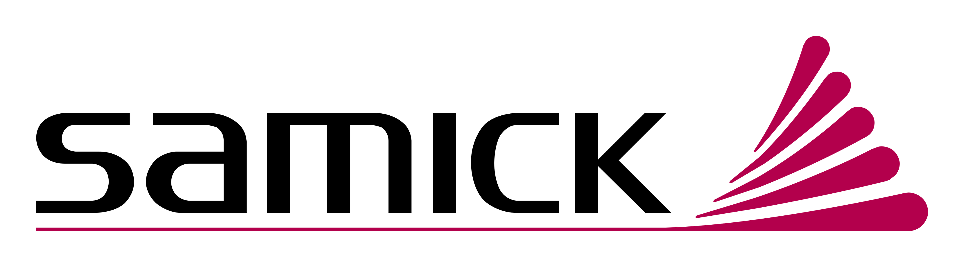 Samick logo on a transparent background