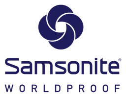 Samsonite logo, horizontal version, on a transparent background