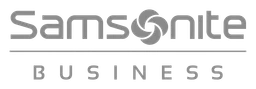 Samsonite logo, monochrome wordmark version, on a transparent background