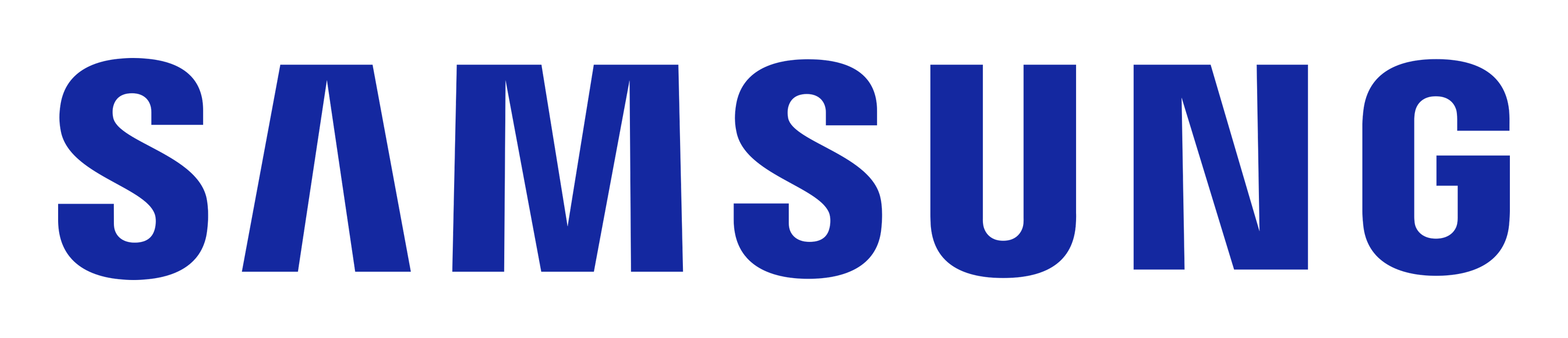 Samsung logo on a transparent background