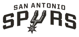 San Antonio Spurs logo, black version, on a transparent background