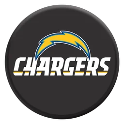 San Diego Chargers logo, black icon version, on a transparent background