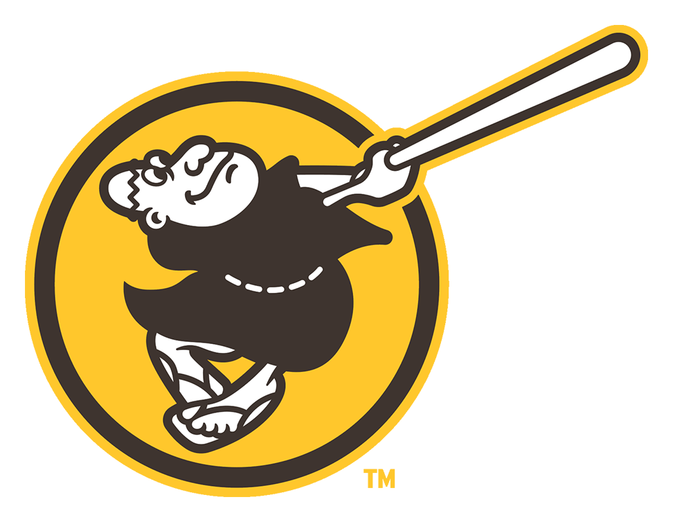 San Diego Padres Logo auf transparentem Hintergrund