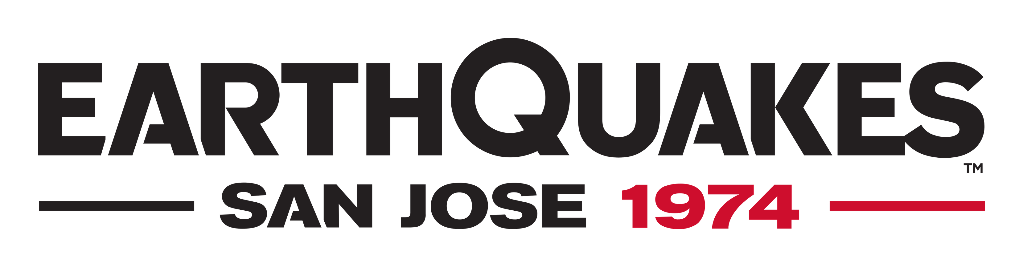 San Jose Earthquakes logo on a transparent background