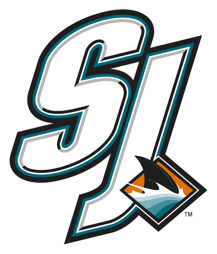 San Jose Sharks logo, icon version, on a transparent background
