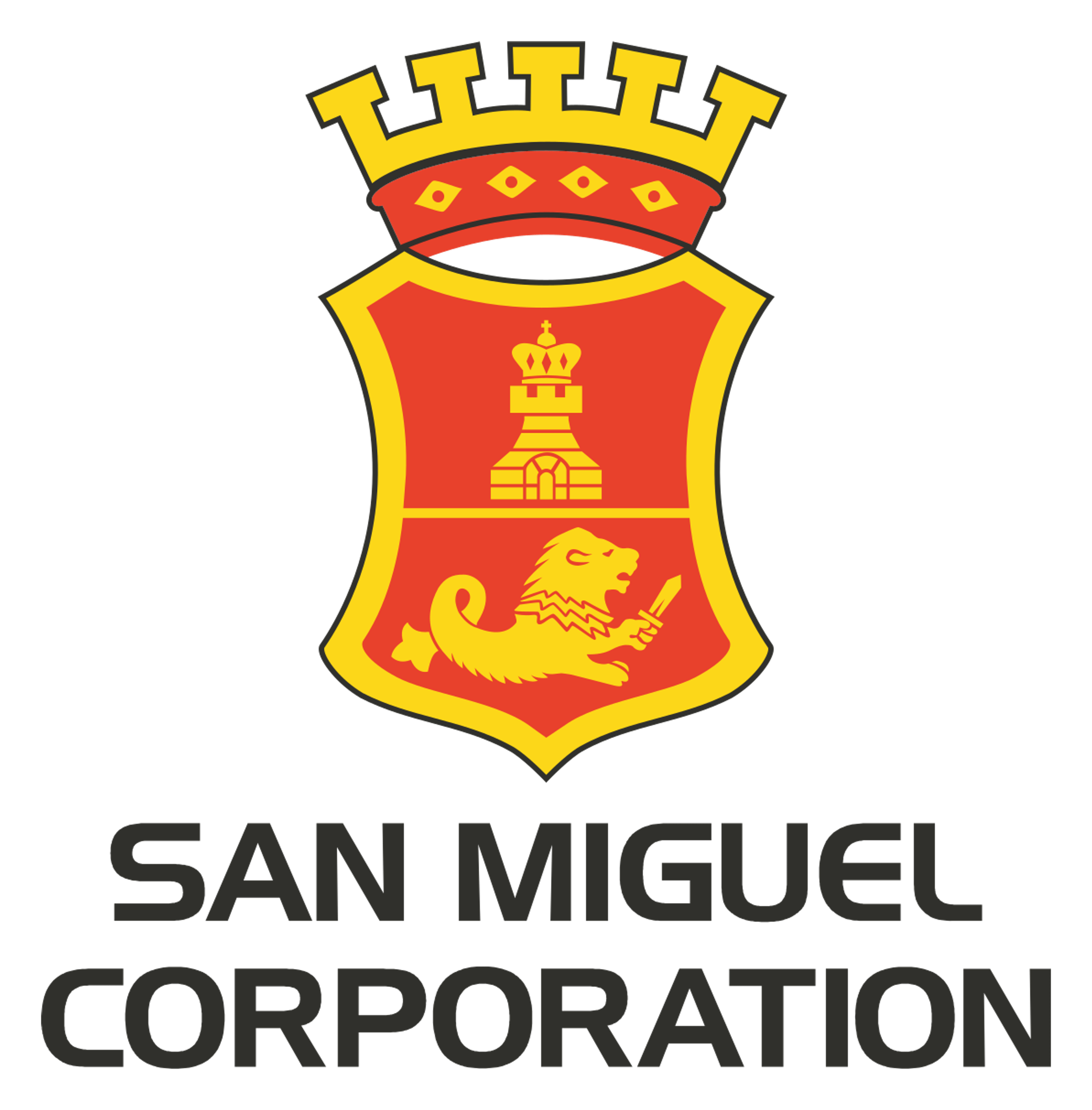 San Miguel logo on a transparent background