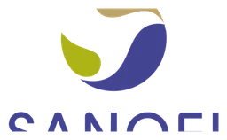 Sanofi logo, horizontal version, on a transparent background