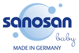 Sanosan logo, horizontal version, on a transparent background