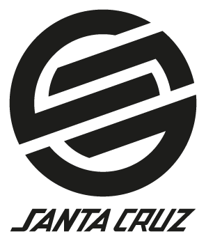 Santa Cruz logo, black icon version, on a transparent background