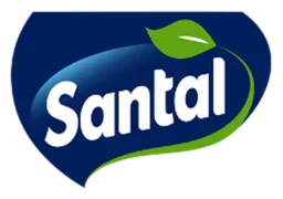 Santal logo, horizontal version, on a transparent background