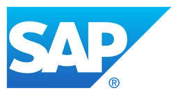 SAP logo, horizontal version, on a transparent background