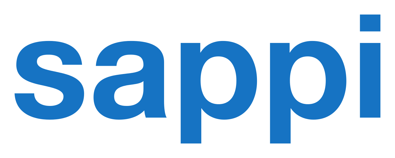 Sappi logo on a transparent background