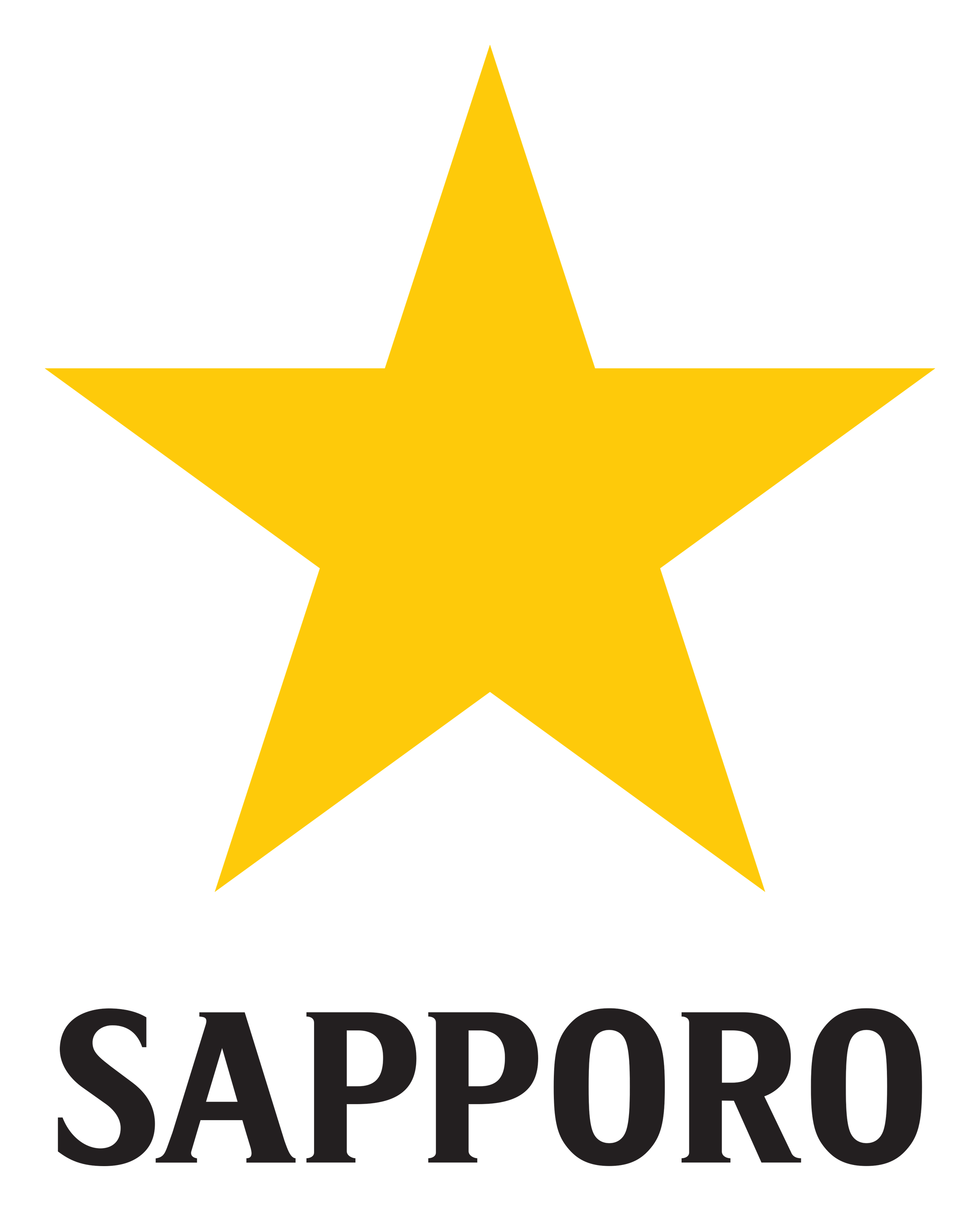Sapporo logo on a transparent background