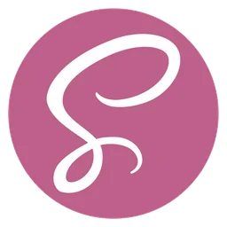 Sass logo, icon version, on a transparent background