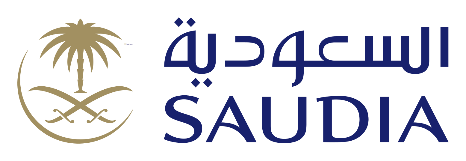 Saudi Arabian Airlines logo on a transparent background