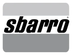 Sbarro logo, monochrome version, on a transparent background