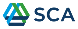 Sca logo, wordmark version, on a transparent background