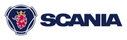 Scania logo, wordmark version, on a transparent background