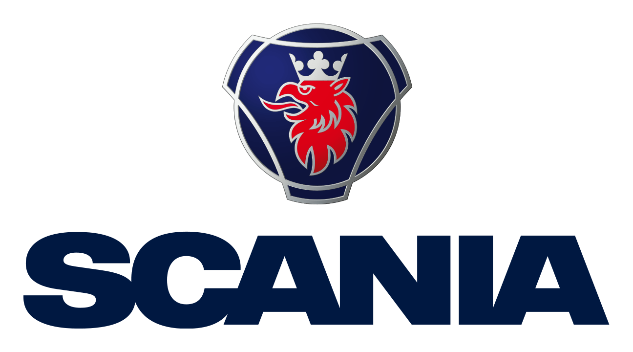 Scania logo on a transparent background