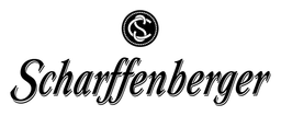 Scharffen Berger logo, black wordmark version, on a transparent background