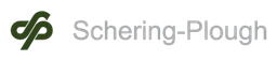Schering Plough logo, monochrome wordmark version, on a transparent background