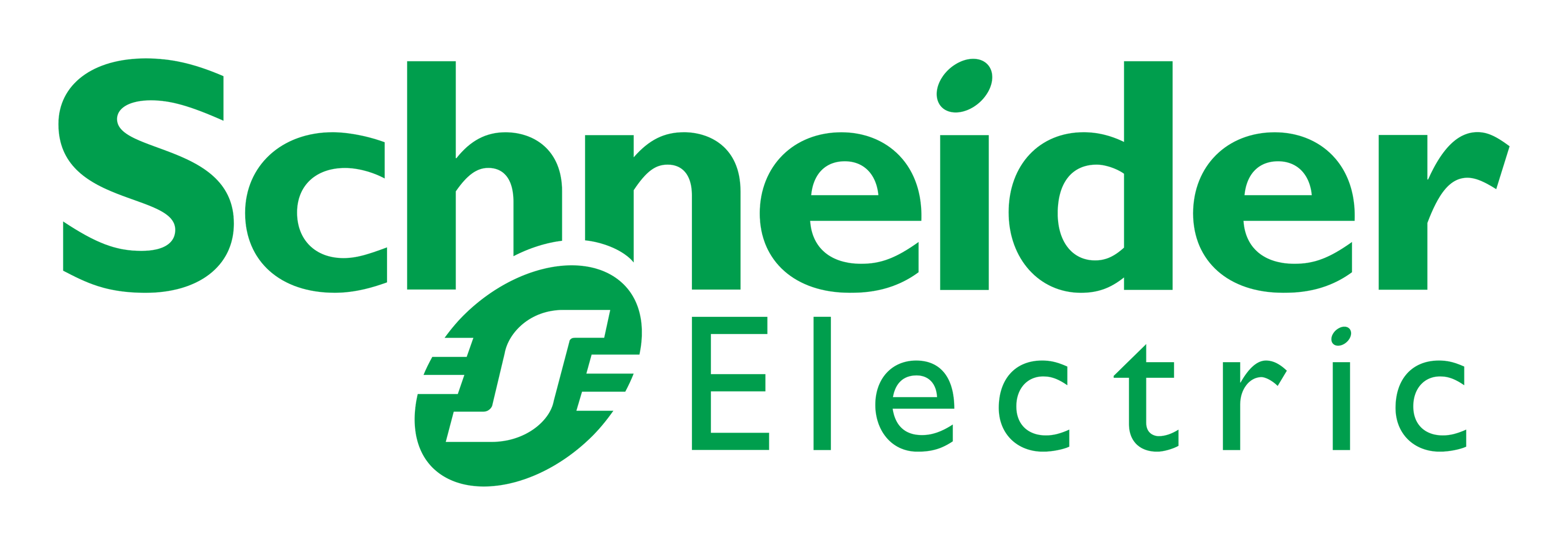 Schneider Electric logo on a transparent background
