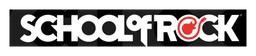 School of Rock logo, monochrome wordmark version, on a transparent background