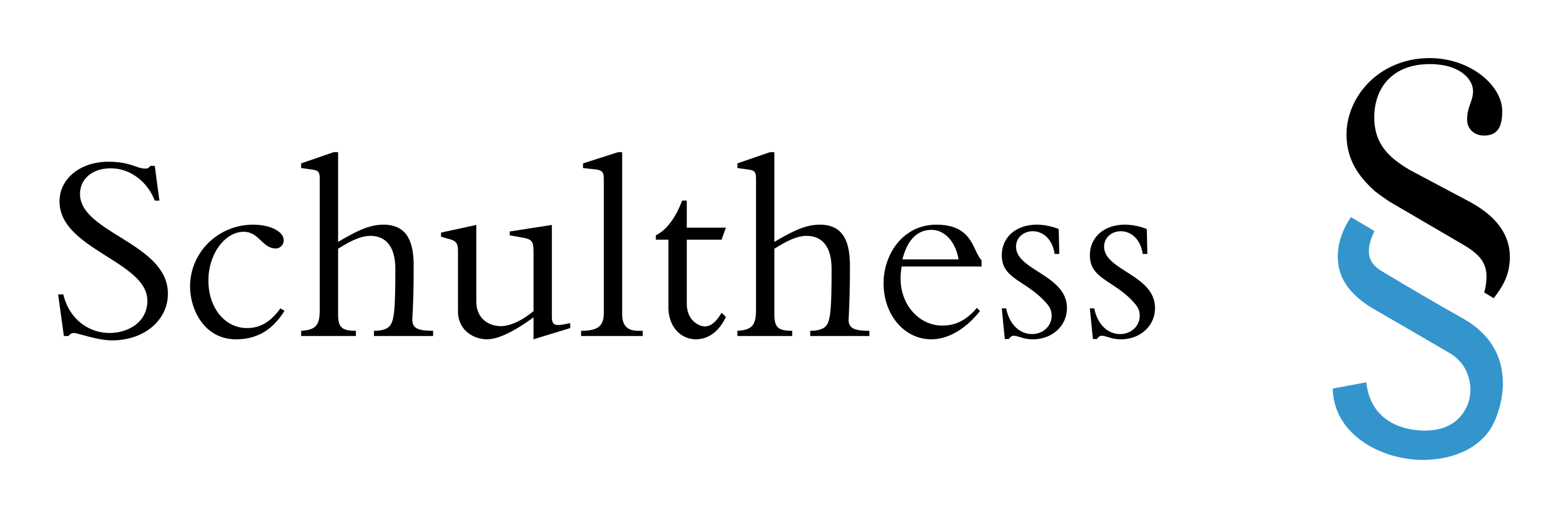 Schulthess logo on a transparent background