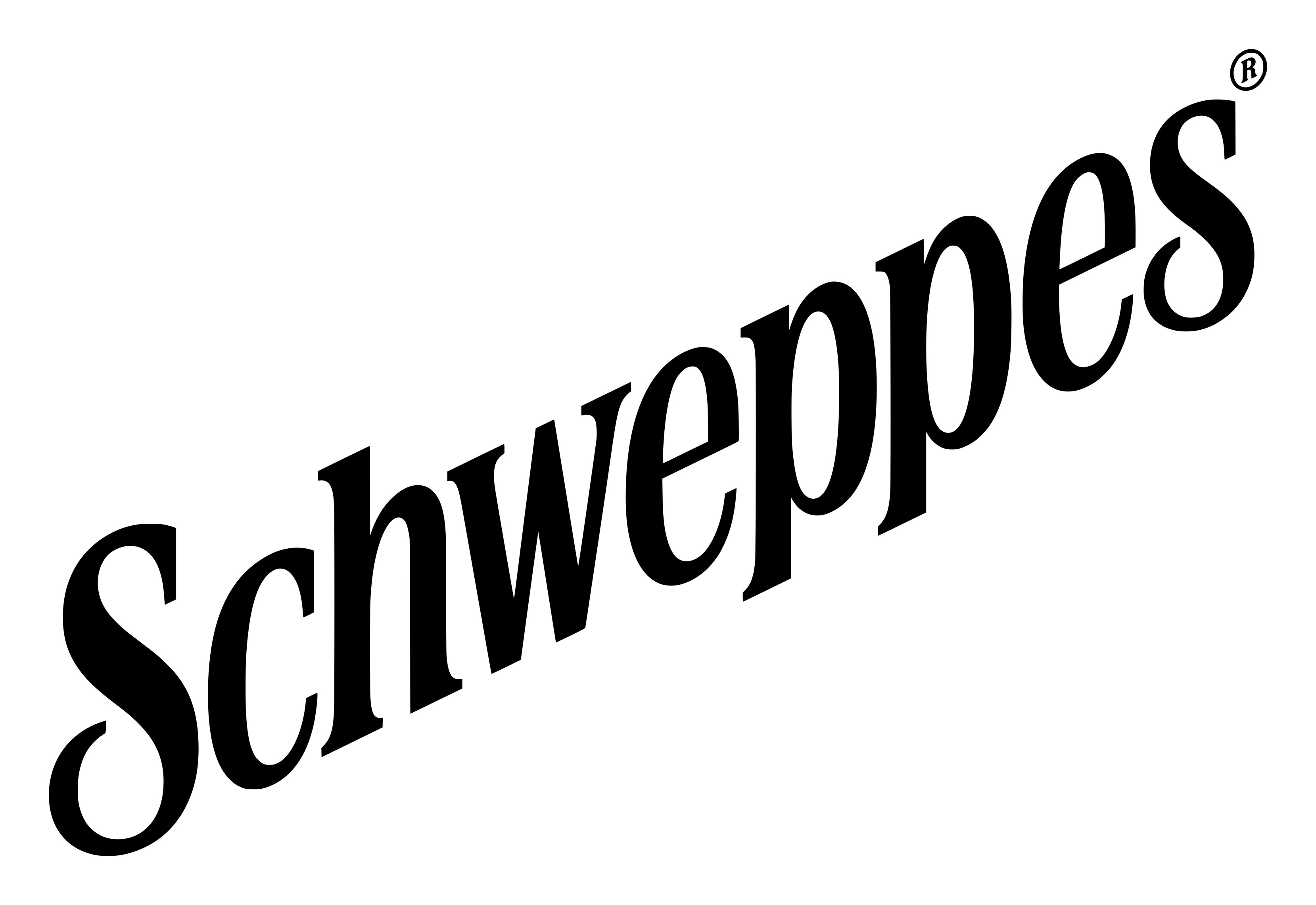 Schweppes logo on a transparent background