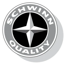 Schwinn logo, monochrome icon version, on a transparent background