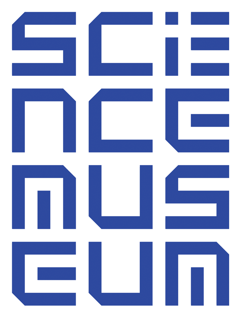 Science Museum Logo, Variante horizontal, auf transparentem Hintergrund