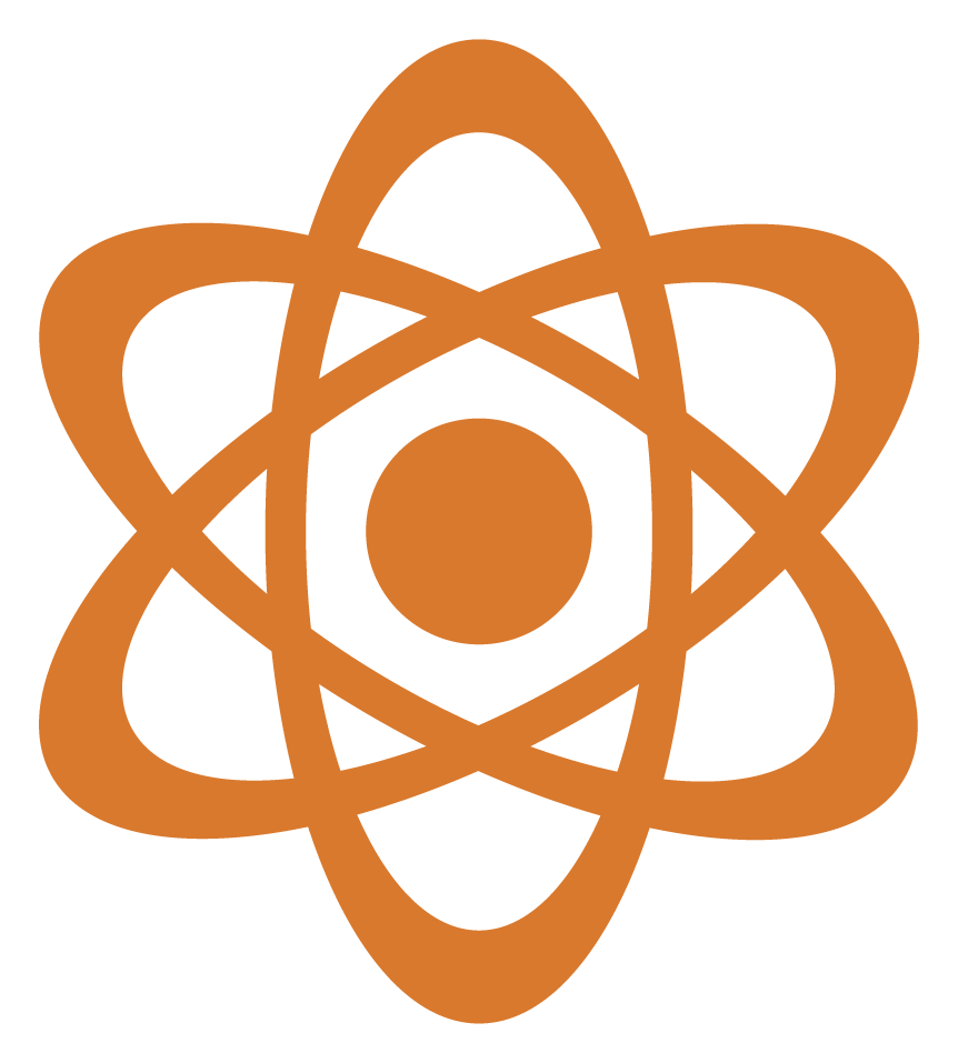 Science logo, icon version, on a transparent background