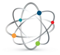 Science logo, monochrome icon version, on a transparent background