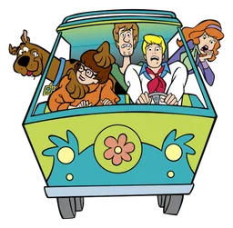 Scooby Doo logo, icon version, on a transparent background