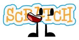 Scratch logo, horizontal version, on a transparent background