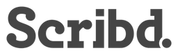 Scribd logo, black wordmark version, on a transparent background