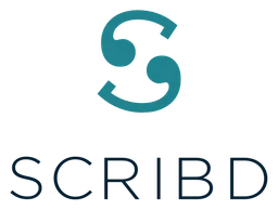 Scribd logo, horizontal version, on a transparent background
