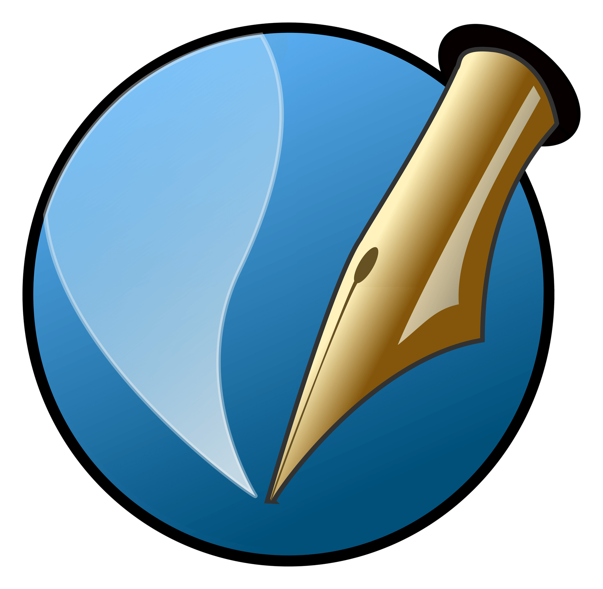 Scribus logo on a transparent background